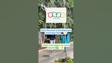 Zoho Internship #naukrisafar #jobalert #jobvacancy #applynow #engineering #jobs #ytshorts #shorts