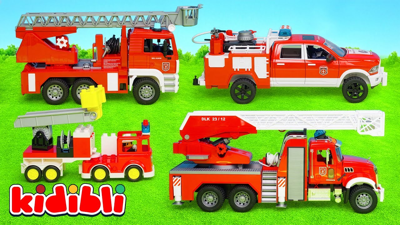 Horas De Rescate Y Diversión: Camión De Bomberos Con Luces Y Sonidos, Figuras Y Accesorios (para Niños 3-5 Años)