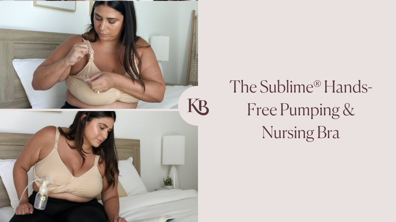 The Sublime® Hands-Free Pumping & Nursing Bra 