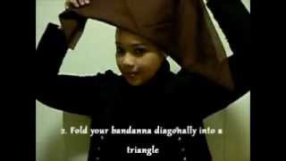 Tutorial 1: Plain Cotton Bandanna Shawl Wrap by Qamra Couture© screenshot 5