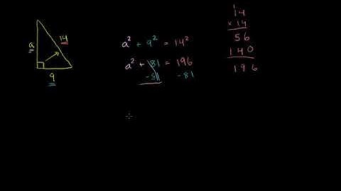 Pythagorean theorem 2 Right triangles and Trigonometry Geometry "Viewer for Khan Academy"