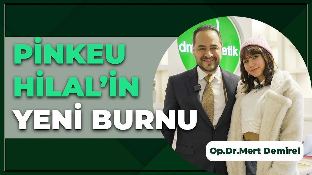 PİNKEU Hilal'in Yeni Burnu & Pinkeu Hilal'in Burun Estetiği Süreci