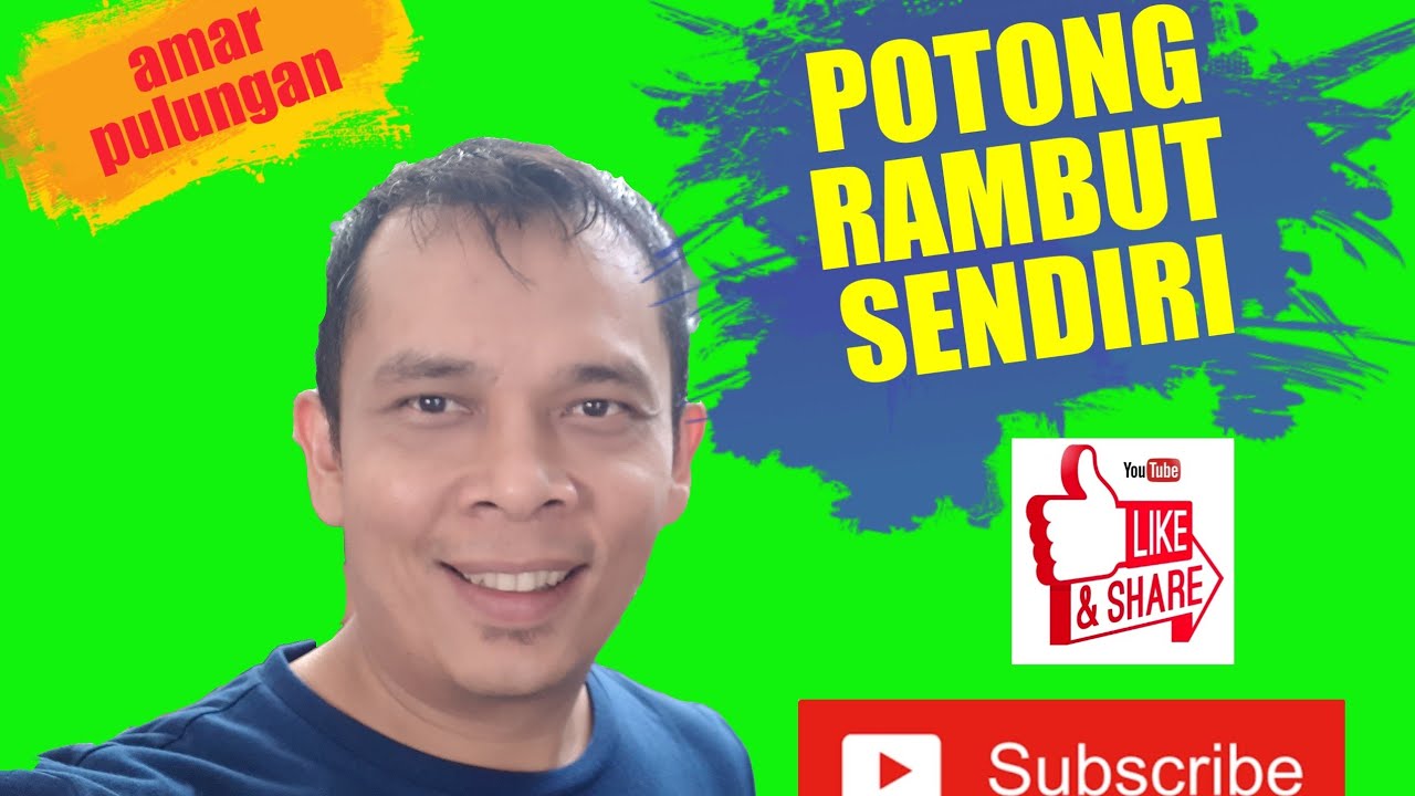  Cara  Potong Rambut  Sendiri  di  Rumah  Saja YouTube