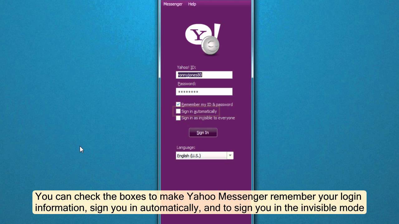 Yahoo Messenger Login - How to Sign in Yahoo Messenger