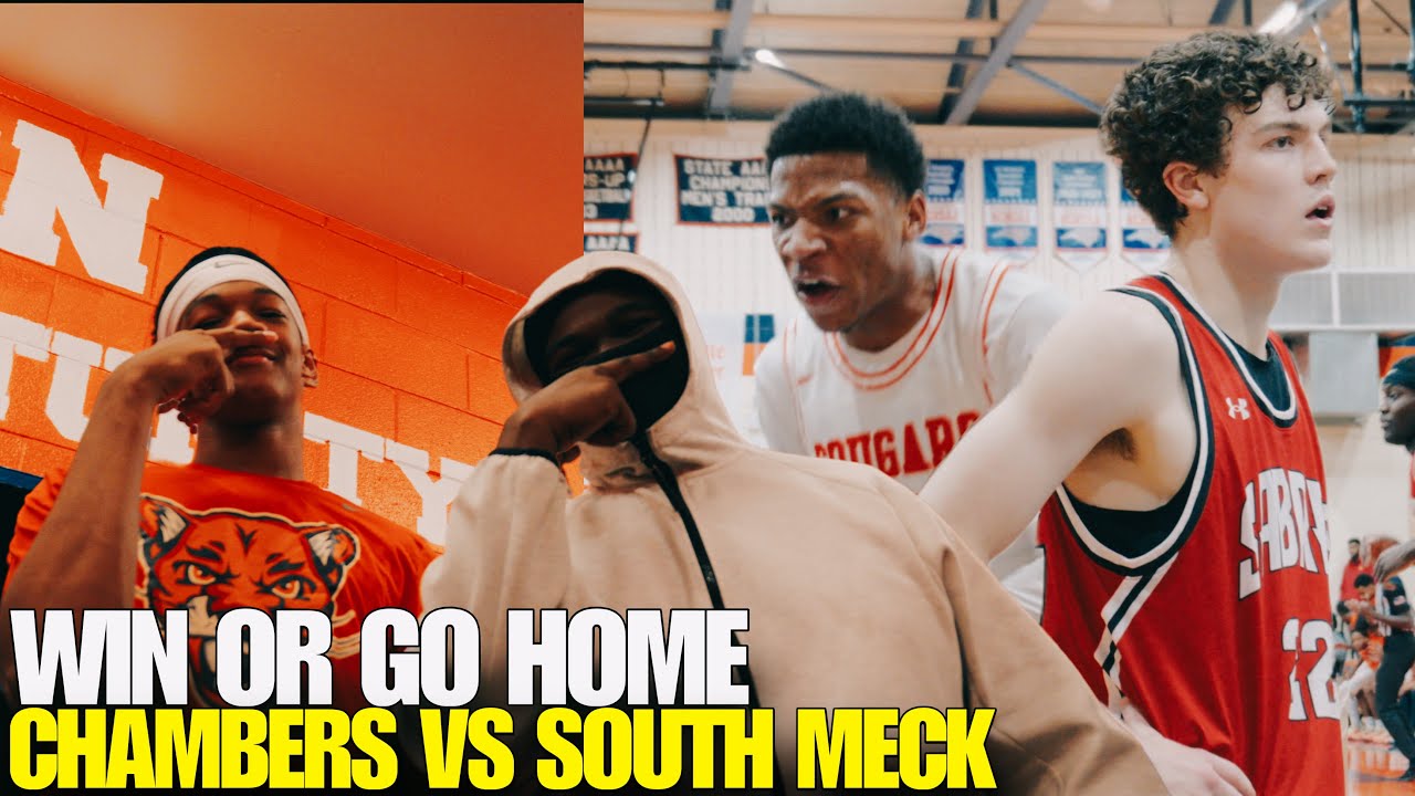 REF DANCING IN A WIN OR GO HOME CHAMBERS VS SOUTH MECK