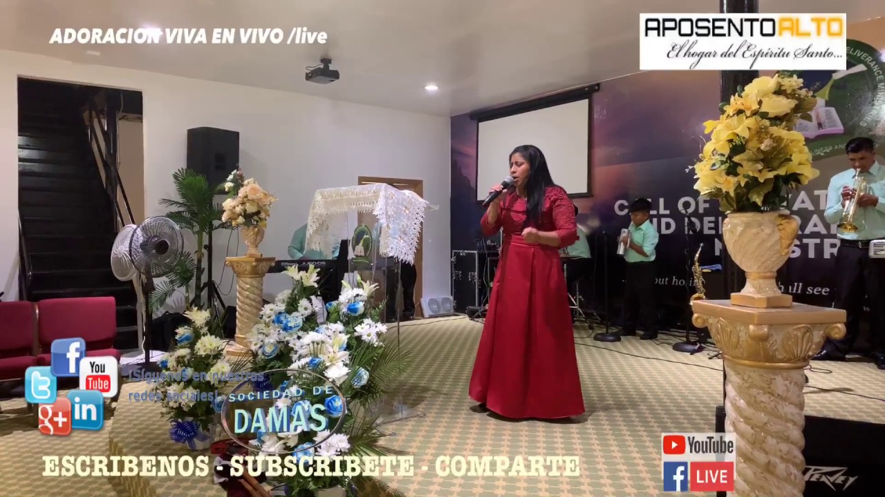 musica de adoracion y alabanza Primer dia de campaña de damas 2019 iglesia Aposento alto central maryland