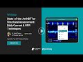 WEBINAR State-of-the-Art of NDT for the Structural Assessment with Eddy Current & GPR techniques