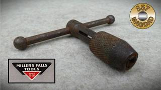 Vintage Millers Falls No. 10 Tap Wrench Restoration
As an Amazon Associate, I earn from qualifying purchases:
Pickle Container with Basket https://amzn.to/4fD8JFS
Evapo Rust https://amzn.to/4w5BKPF
Conditioning Belts https://amzn.to/3QkBjl8
Bristle Wheels https://amzn.to/4e7pw2O
Presto Mag Bluing Solution https://amzn.to/4fMWK8V
Flitz Polish https://amzn.to/3QDttDh
email: 357mdad@gmail.com
Instagram: @357.magdad
DISCLAIMER:
My videos are intended for entertainment purposes only.
I do not recommend repeating anything you see me do in my videos that may be harmful or dangerous.
By viewing or flagging this video you are acknowledging you have read this disclaimer.
Fair Use: In the rare instance I include someone else’s footage it is covered in Fair Use for Documentary and Educational purposes with intention of driving commentary and allowing freedom of speech Vintage Millers Falls No. 10 Tap Wrench Restoration