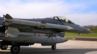 NATO SCRAMBLE! Belgian F-16 Vipers Prepare For A Quick Reaction Alert (QRA) Exercise