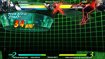 The Break #201 - UMvC3 W2 - BT MarlinPie VS Carlos
