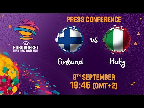 Finland v Italy - Round of 16 - Press Conference - FIBA EuroBasket 2017