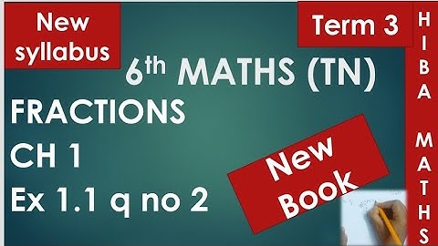 6th maths term 3 chapter 1 exercise 1.1 question 2 tn samacheer new syllabus 2020-2021