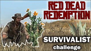 A guide to the SURVIVALIST Challenge in Red Dead Redemption!