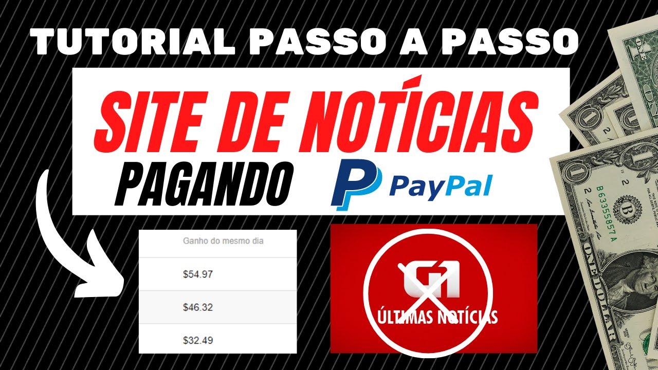 Site de curiosidades paga $32 dólares/dia no paypal (ganhar dinheiro online)