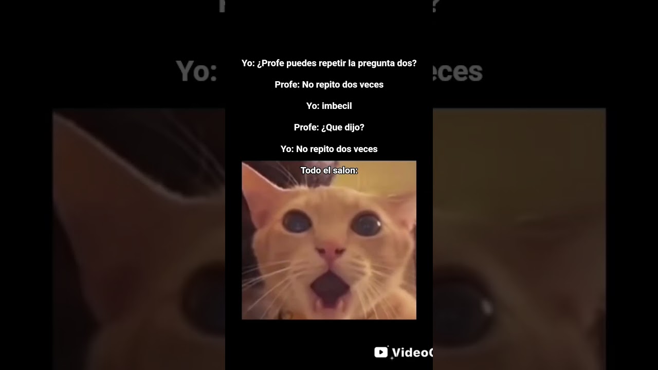 No repito dos veces...