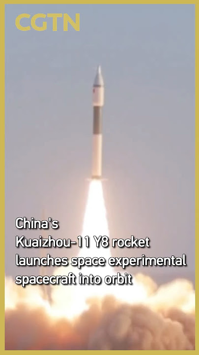 Download lagu China's Kuaizhou-11 Y8 rocket launches space experimental spacecraft into orbit