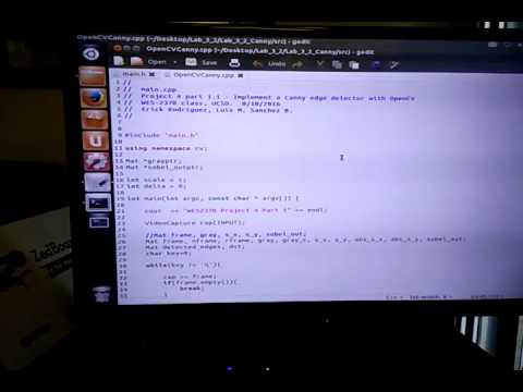 Canny Edge Detector with Opencv on ARM