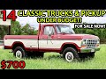 14 Great Looking Classic Trucks for Sale at Affordable Prices!