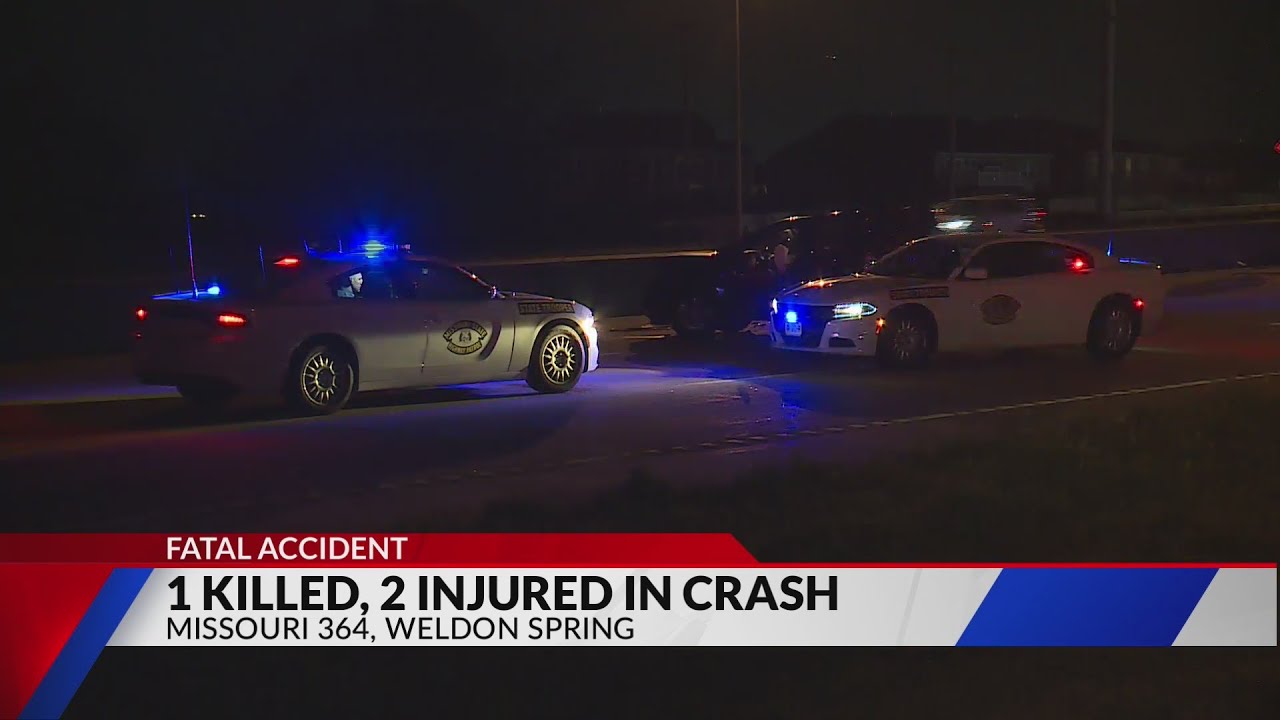 One killed and two injured in crash on Missouri 364 in Weldon Spring