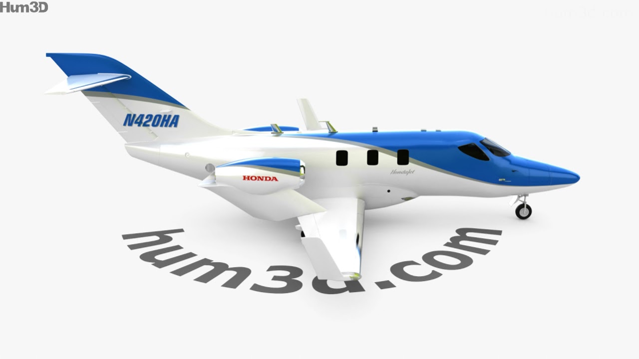 Honda HA-420 HondaJet 3D model - Download Light Aircraft on