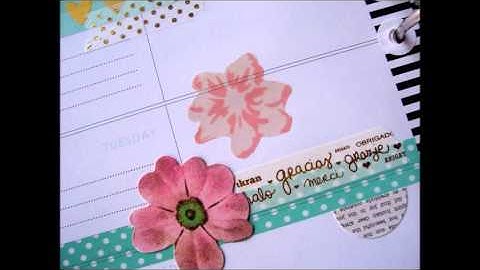 HEIDI SWAPP Memory Planner Decoration ~ MARCH 2106 week 21st-27th