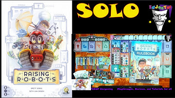 Raising Robots Solo Setup and Playthrough Engine Building Game 2nd Game