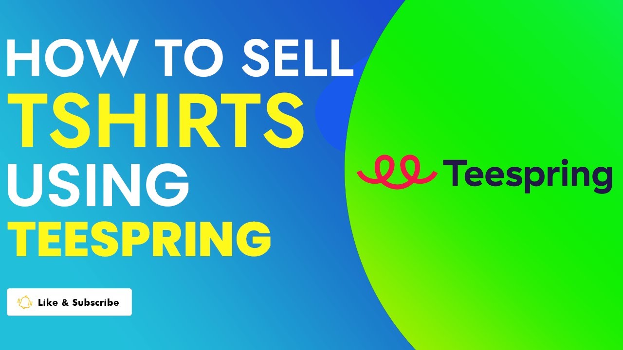 How To Sell T-Shirts using Teespring in 2023! Best Dropshipping Website