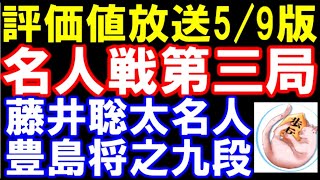 【評価値放送　名人戦第3局　藤井聡太名人ｰ豊島将之九段