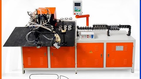 HOGI Fully automatic 2D wire bending machine, bending frame butt welding machine all-in-one machine