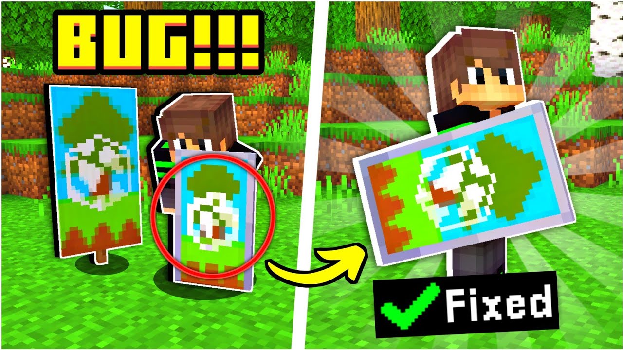 Cara Memperbaiki Pola/Pattern Banner On Shield Minecraft 1.20 Yang Bug