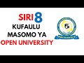 JINSI YA KUFAULU MASOMO YA Open University Of Tanzania CHUO KIKUU HURIA NECTA ONLINE NECTA