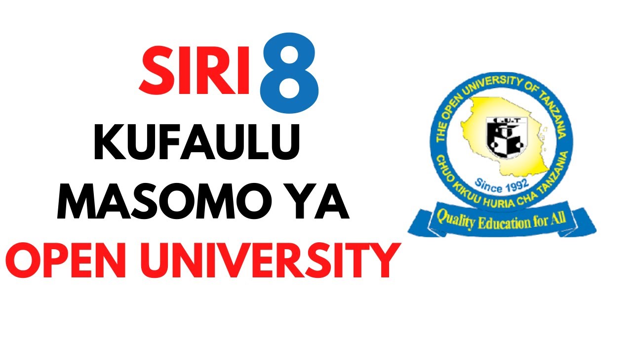 JINSI YA KUFAULU  MASOMO  YA |#Open University Of Tanzania|#CHUO KIKUU HURIA|#NECTA ONLINE#NECTA|