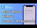 How to Reset iPhone without Screen Time Passcode