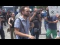 Протест и контрапротест посрещнаха "Нощните вълци" в София