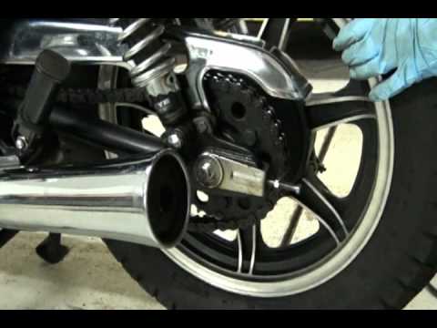 Motorcycle Rear Drum Brake - YouTube