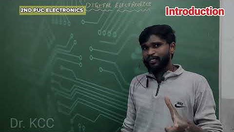 ||2nd_PUC_Electronics||Part_1_Introduction||#Digital_Electrnics||#2ndPUC_Electronics_Karanakata||