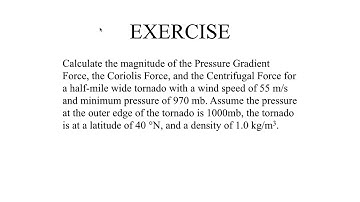 METR2023 - Lecture 10 - Segment 7: Force Balance Exercise in Natural Coordinates
