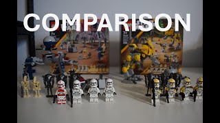 LEGO Star Wars Clone Trooper Battle Pack Comparison 75372 VS 75431
In this video I compare the 2 Lego Star Wars clone battle packs currently available now, 75372 vs 75431. LEGO Star Wars Clone Trooper Battle Pack Comparison 75372 VS 75431