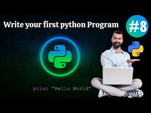 Our First Python Program | Print Function | Python Full Course # 8
