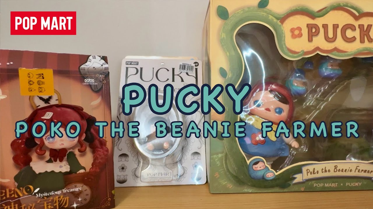 POP MART PUCKY POKO THE BEANIE FARMER - YouTube