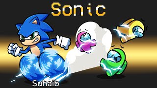 سونيك في امونج اس !😱 ( مع اليوتيوبرز ! )😍🔥 - Among Us Sonic