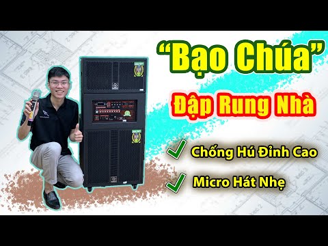 Video Review Loa Kéo 5 Tấc Tủ Gập Công Suất Lớn, Chống Hú... - youtube