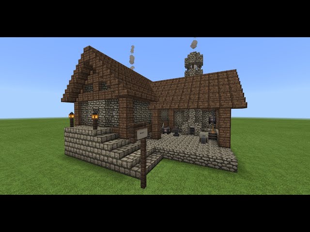 Medieval structures (Herreria y casas medievales) Minecraft Map