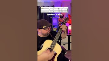 Thumbnail of Broken Halos by Chris Stapleton Guitar Tutorial! #shorts #guitar #music #youtubeshorts #guitarra