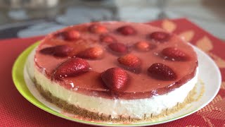 Чизкейк с клубникой / чизкейк без хлопот Чизкейк с клубникой / чизкейк без хлопот