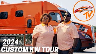 Luxury Living on Wheels! Tour Newlywed Couples 2024 Custom Kenworth Car Hauler | Reliable Cribs S4E1