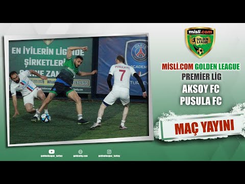 Misli.com Golden League /2024 Açılış Sezonu / PREMİER LİG / AKSOY FC - PUSULA FC/13. Hafta