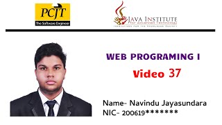 Web I Task 37 | Design a responsive message page using HTML, CSS, JS | Java Institute