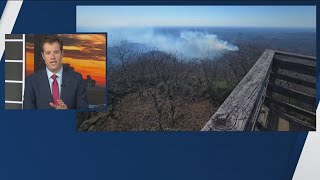 Wildfire expanding in Rabun County