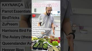 Kuşlarda Bitkisel Bazlı Beslenme- TARİF  #kuşsağlığı  #papağan  #muhabbetkuşu
